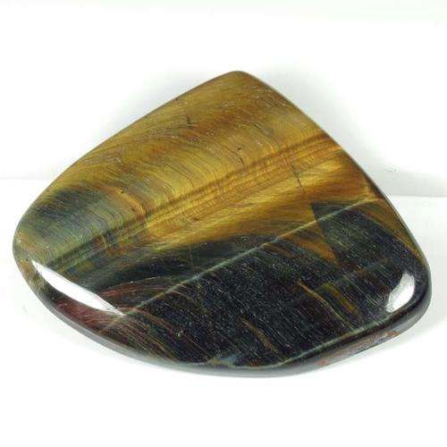 37.50Cts. GENUINE TIGER EYE GEMS FINEST HEART CABOCHON AFRICA