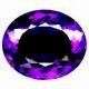 BOLIVIA!!! G.I.S.A. CERTIFIED 22.47CT AMETHYST Vivid Dark Purple, VVS (Value:R16'125.00)