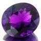17.36 ct IMMACULATE OVAL FACETED CUT DEEP PURPLE AMETHYST GEMSTONE