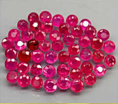 RARE & BEAUTIFUL TOP RED 100% NATURAL EARTH MINED RUBIES - NO GLASS FILL