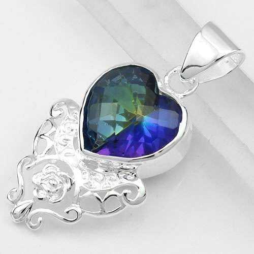 BEAUTIFUL FASHION MYSTIC TOPAZ PENDANT