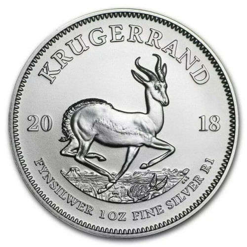 2018 Silver Krugerrand 1oz Pure Silver