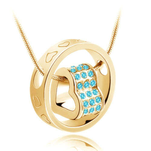 Beautiful Gold Plated Heart Necklace