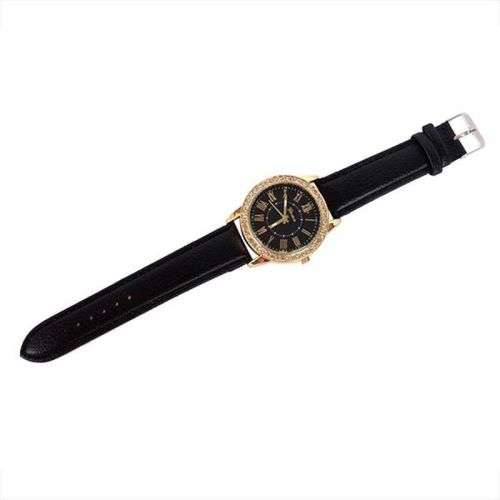 Black Analog Wrist Watch