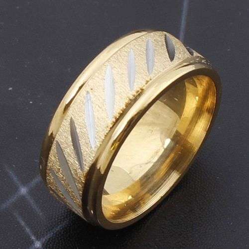 Mens Gold Plated Ring - Size 9