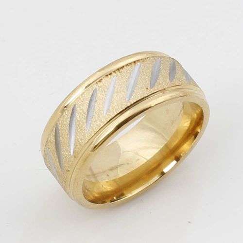 Mens Gold Plated Ring - Size 9