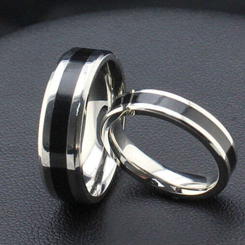 Men's Stainless Steel Ring - Size 13