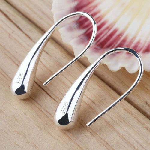Beautiful Silver Plated Drop Design Earrings