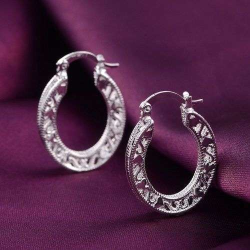 Beautiful 925 Sterling Silver Earrings
