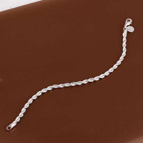 Beautiful Silver Plated Plain Bracelet (Not 925 Sterling Silver)