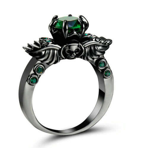 NEW - Stunning Green Crystal Ring - Size 8 1/4