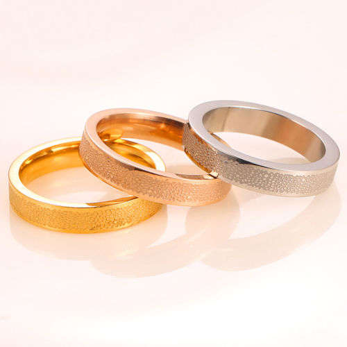 Beautiful Minimalistic Rose Gold Plated Ring - Size 5 1/2