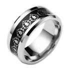 Beautiful Men's Stainless Steel Ring - Size 8
