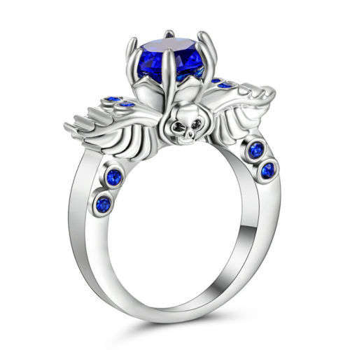 Sexy Blue Crystal Ring - Size 7 1/4