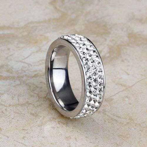 Beautiful Crystal Ring - Size 11