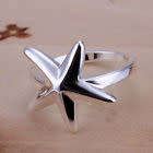 Beautiful Women's Silver Plated Fashion Ring - Size 8