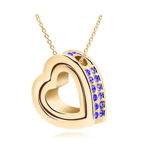 Beautiful Gold Plated Heart Fashion Necklace