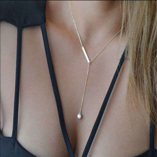Gorgeous Gold Plated Crystal Necklace