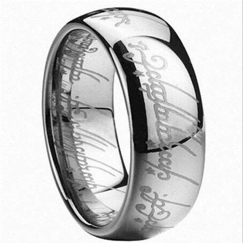Lord of The Rings Fans - Silver (Color) Ring - Size 10 1/2