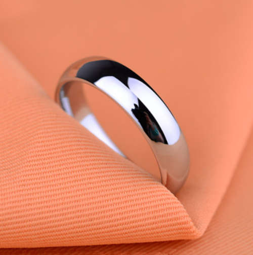 ****New Arrival*** Plain Design Men's Stainless Steel Rings (Color - Silver) - Size 11 3/4