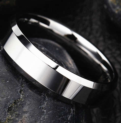 Elegant Men's Stainless Steel Fashion Ring - Size  13