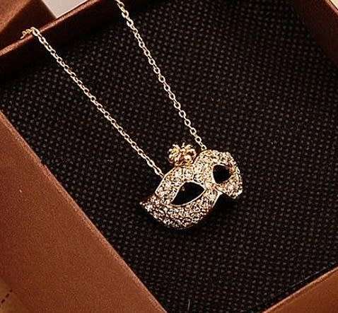 Mask Pendant Necklace