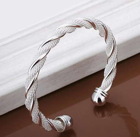 Beautiful White & Silver Women's Bracelet