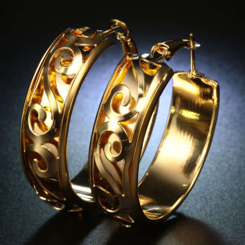 Beautiful Gold Plated Fashion Earrings