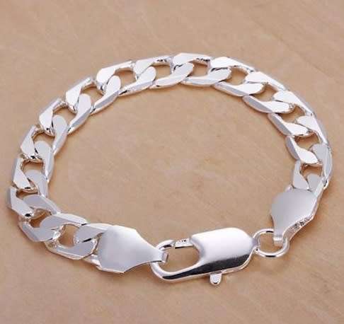Stunning 925 Sterling Silver Chain Bracelet
