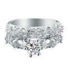 Elegant Vintage 2 Piece Ring Set - Size 7