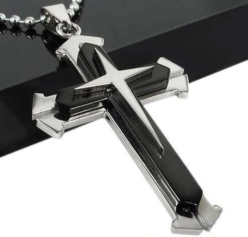 Men's Stainless Steel Cross Necklace