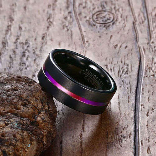 Elegant Men's Fashion Ring - Size 7