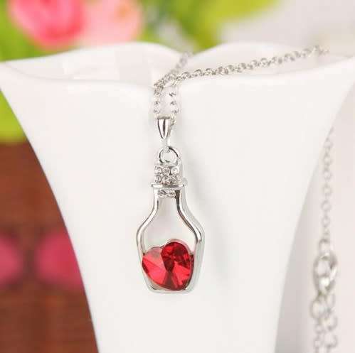 Beautiful Red Crystal Necklace