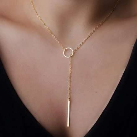 Elegant Gold Plated Women's Necklace