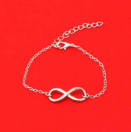 Hot Infinity Fashion Bracelet (Color - Silver)