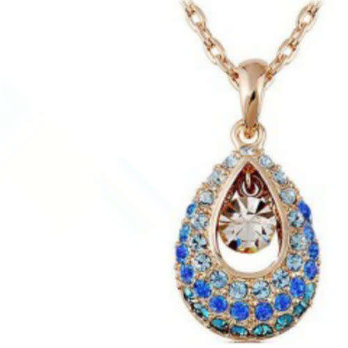 Elegant Teardrop Crystal Necklace
