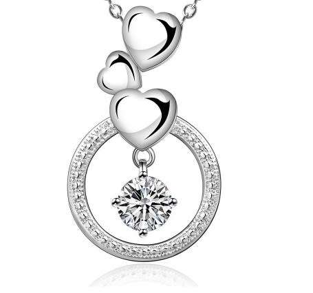 Exquisite White Crystal Fashion Necklace