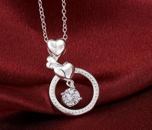 Exquisite White Crystal Fashion Necklace