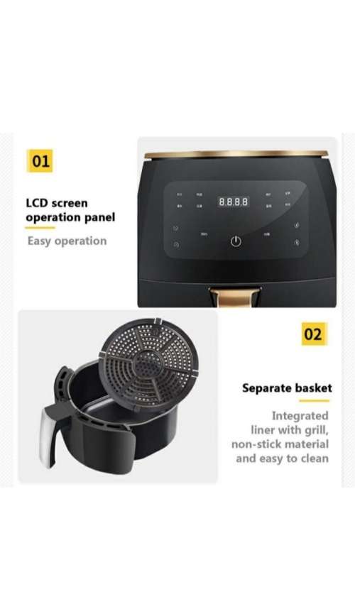 6L Air Fryer Silver Crest