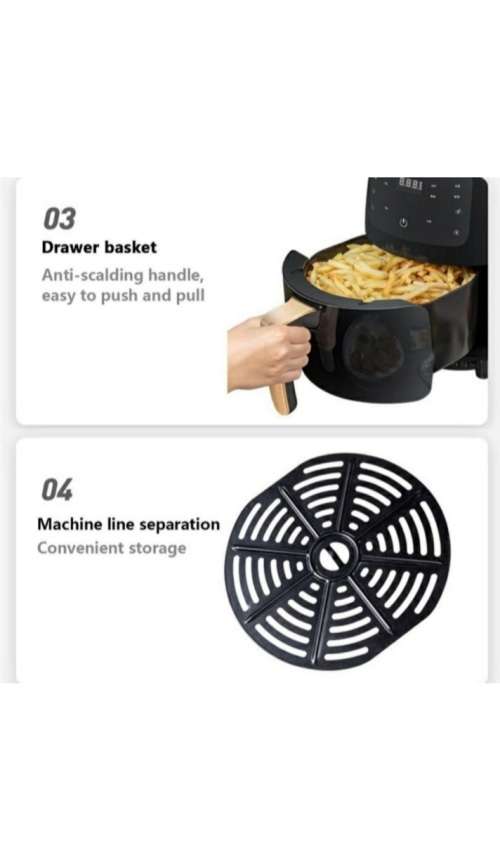 6L Air Fryer Silver Crest