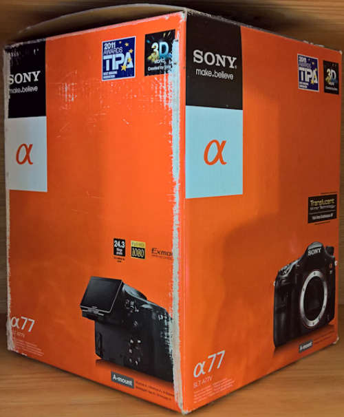 Sony Alpha SLT-A77V /w Sigma 18-250mm F3.5-6.3 DC OS HSM Lens