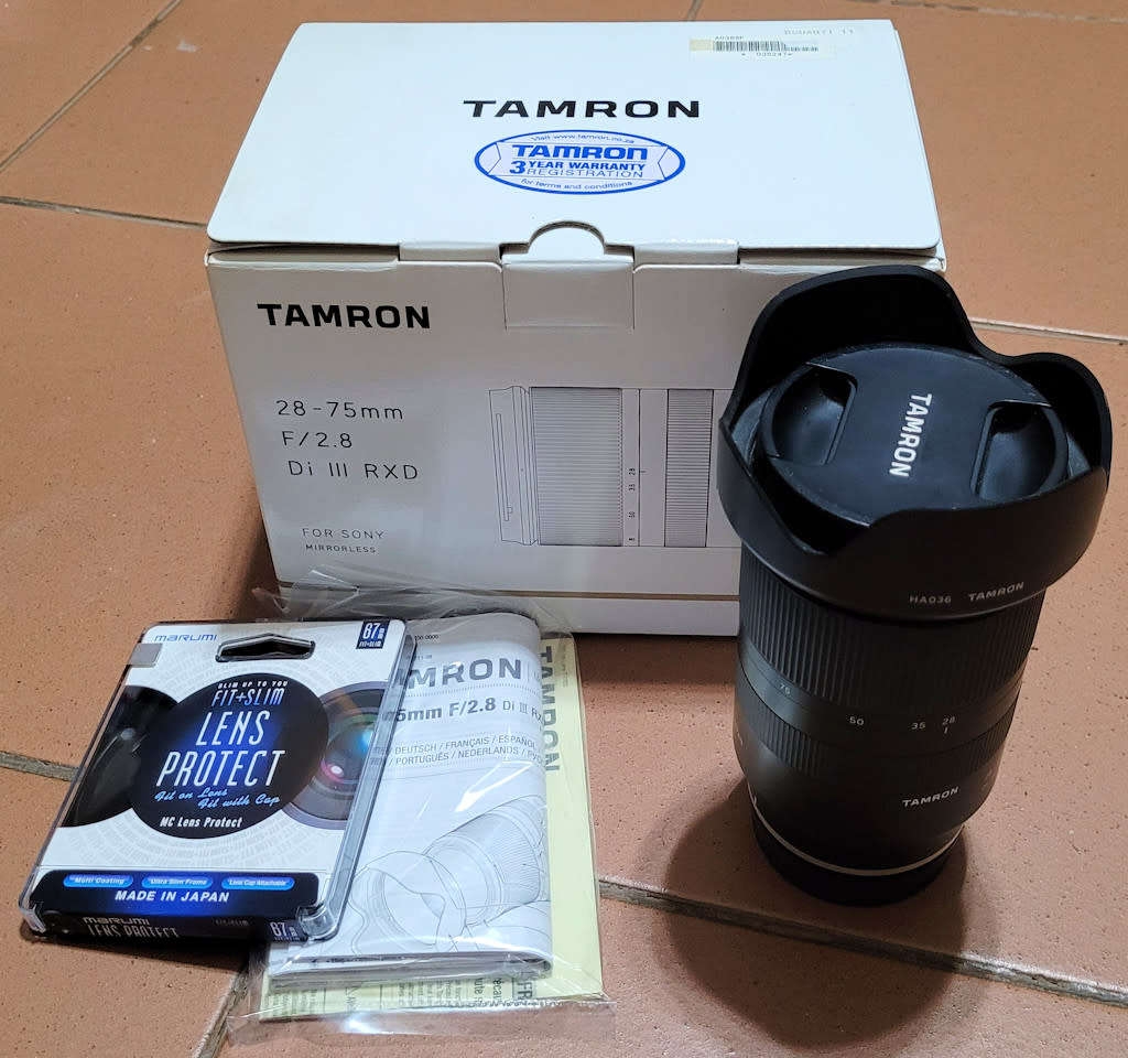 Tamron 28-75mm F/2.8 Di III RXD (Model A036) - Sony E Mount