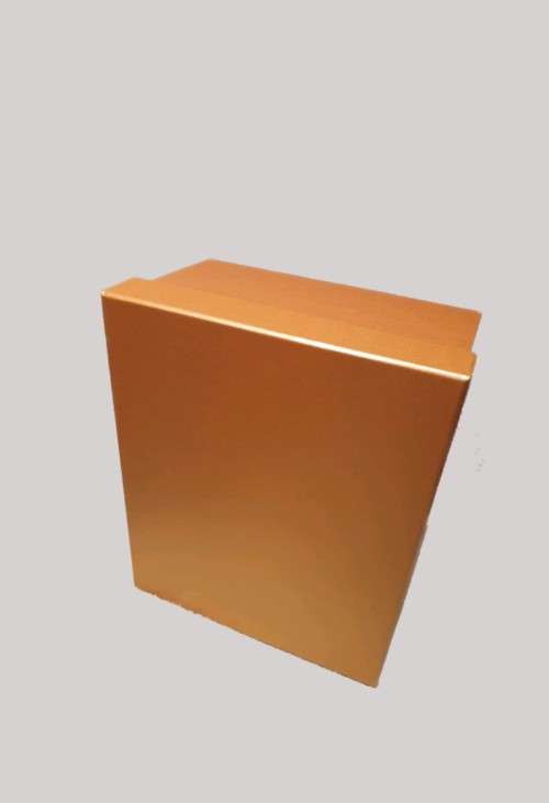 Shawl hand knitted (peach patterned)