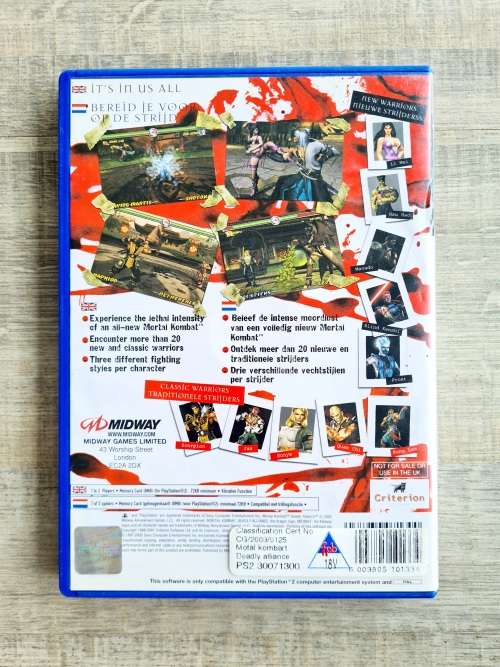 Mortal Kombat Deadly Alliance - Playstation 2 (PS2)