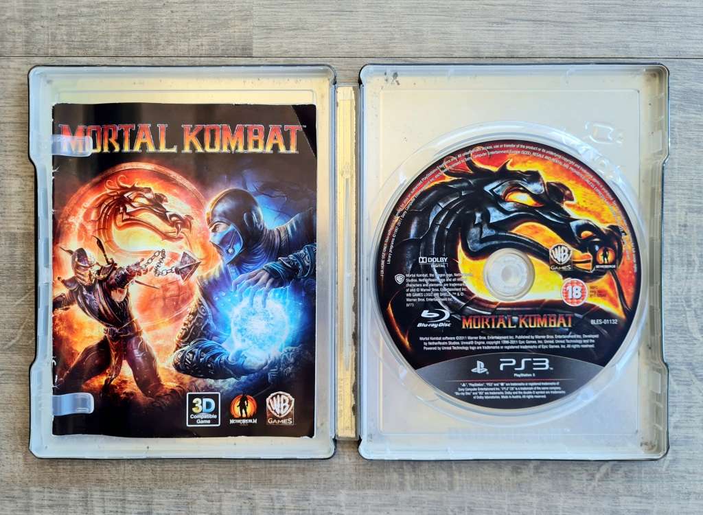 Mortal Kombat 9 Steelbook Edition - Playstation 3 (PS3)