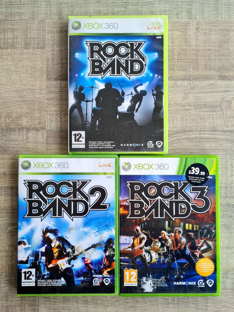 Rock Band 1, 2 and 3 Bundle - Xbox 360