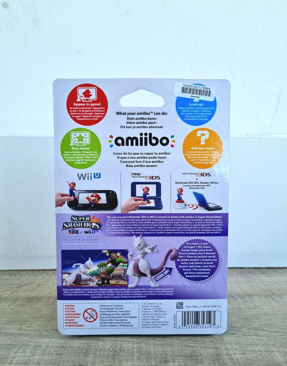 Super Smash Bros Mewtwo Pokemon Amiibo