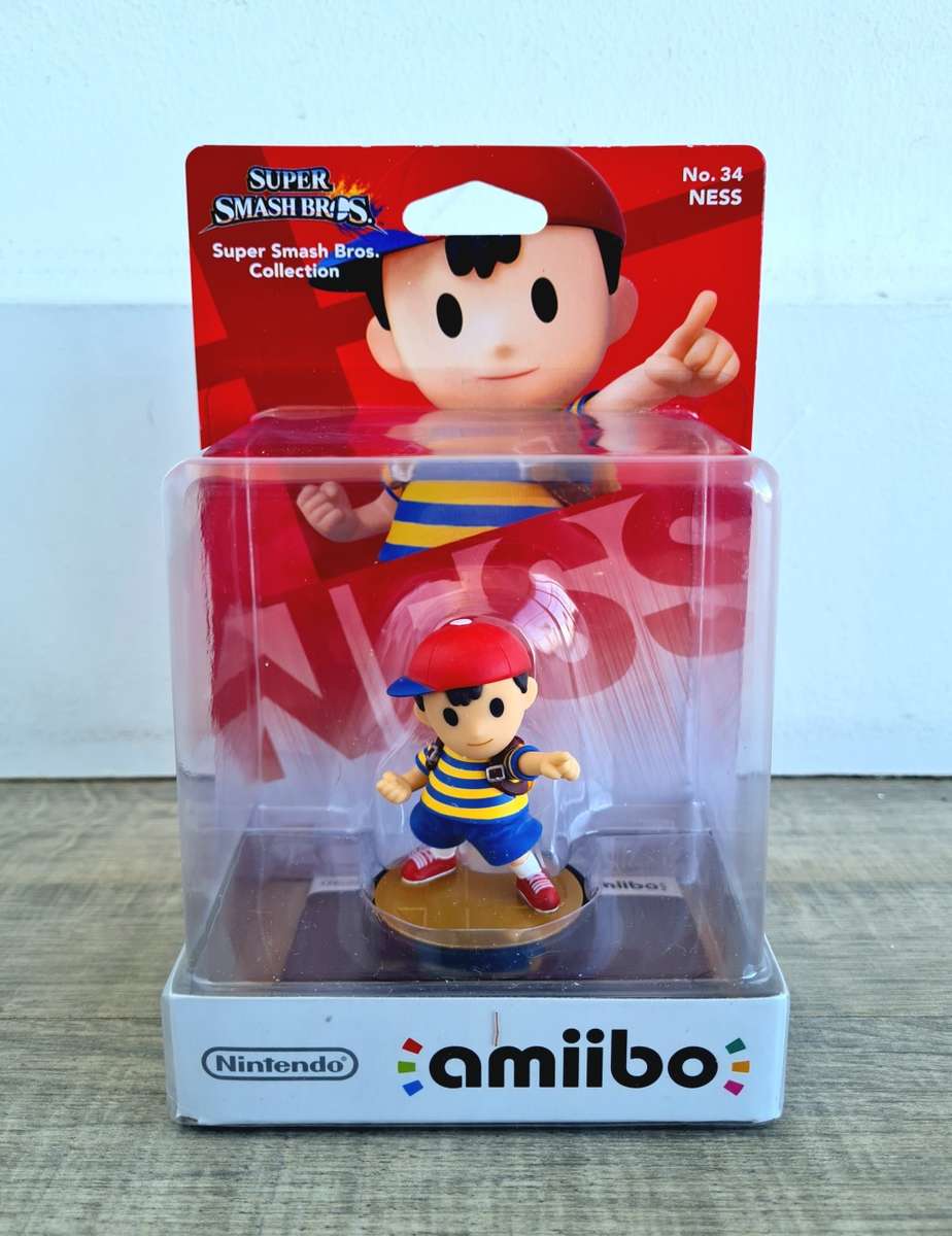 Super Smash Bros Ness Eartbound Amiibo