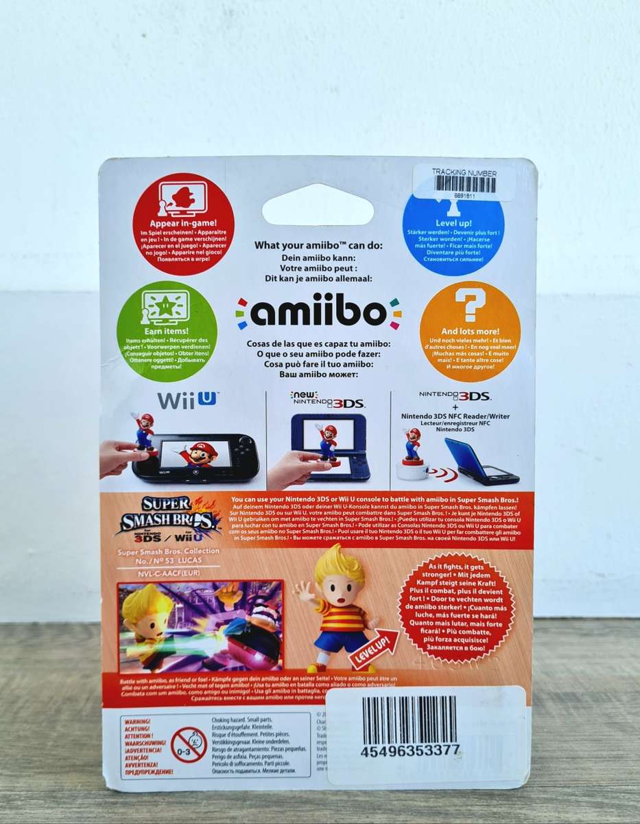 Super Smash Bros Lucas Earthbound Amiibo