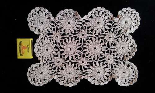 Crochet doilie - ecru